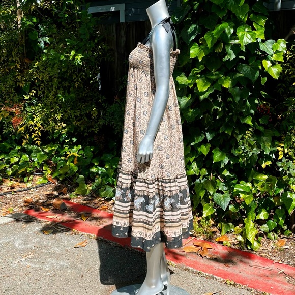 1970s Arjon California Gauzy Floral Peasant Dress - Picture 2 of 8